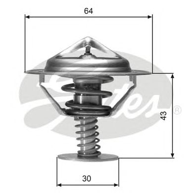 Купить запчасть GATES - TH05977G1 Термостат TH05977G1 (7412-10105)