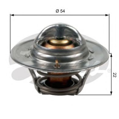 Купить запчасть Gates - TH12782G1 Термостат Nissan,Land Rover,Isuzu,Fiat