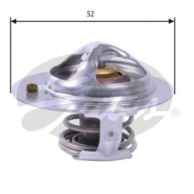 Купить запчасть GATES - TH24485G1 Термостат TH24485G1 (7412-10379)