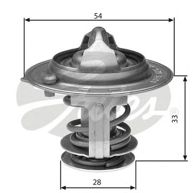 Купить запчасть Gates - TH29882G1 Термостат HYUNDAI ACCENT,ELANTRA,GENESIS,GETZ,i30,i35,LANTRA,MATRIX,SANTA FE,SONATA,TUCSON,KIA CEE
