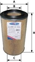 Купить запчасть GOODWILL - AG1002 Фильтр воздушный AG1002