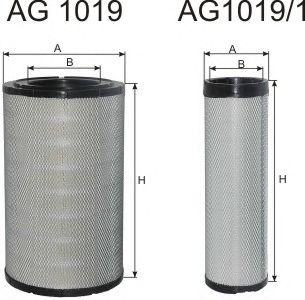 Купить запчасть GOODWILL - AG1019/1 Фильтр воздушный (дополнительный) AG1019/1