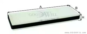 Купить запчасть GOODWILL - AG1046CF Фильтр салона AG1046CF