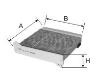 Купить запчасть GOODWILL - AG165CFC Фильтр салона угольный AG165CFC
