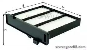 Купить запчасть GoodWill - AG396CF Фильтр салона MITSUBISHI PAJERO I-IV