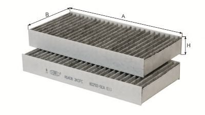 Купить запчасть GoodWill - AG4082KCFC Фильтр салона угольный HONDA,RENAULT