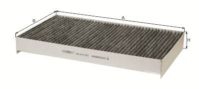 Купить запчасть GOODWILL - AG417CFC Фильтр салона угольный AG417CFC