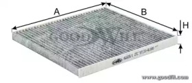 Купить запчасть GOODWILL - AG435/1CFC Фильтр салона угольный AG435/1CFC