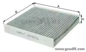Купить запчасть GOODWILL - AG449CFC Фильтр салона угольный AG449CFC