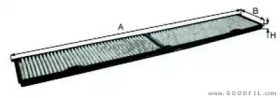 Купить запчасть GOODWILL - AG457CFC Фильтр салона угольный AG457CFC
