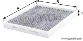 Купить запчасть GoodWill - AG461CFC Фильтр салона угольный KIA Sorento IV, C5