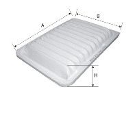 Купить запчасть GOODWILL - AG538ECO Фильтр воздушный AG538ECO