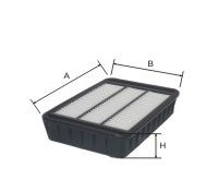 Купить запчасть GoodWill - AG599 Фильтр воздушный CITROEN C-Crosser, MITSUBISHI lancer X, Outlander II