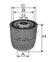 Купить запчасть GOODWILL - FG104 Фильтр топливный FG104