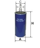 Купить запчасть GoodWill - FG1058 Фильтр топливный HCV DAUTZ,MMZ-245