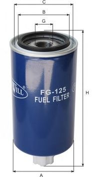 Купить запчасть GOODWILL - FG125 Фильтр топливный FG125