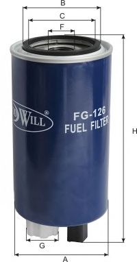 Купить запчасть GOODWILL - FG126 Фильтр топливный сепаратор ПАЗ дв. Cummins FS 19732 Goodwill FG126