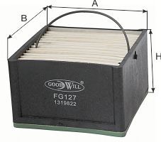 Купить запчасть GOODWILL - FG127 Фильтр топливный FG127