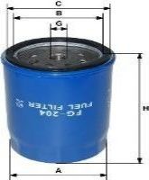 Купить запчасть GOODWILL - FG204 Фильтр топливный FG204