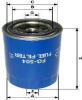 Купить запчасть GoodWill - FG504 Фильтр топливный Mitsubishi