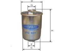 Купить запчасть GOODWILL - FG601 Фильтр топливный FG601