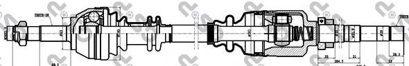 Купить запчасть GSP - 210069 Привод в сборе CITROEN JUMPER/FIAT DUCATO/PEUGEOT BOXER 1.9D-2.8TD 94-02 прав. 210069