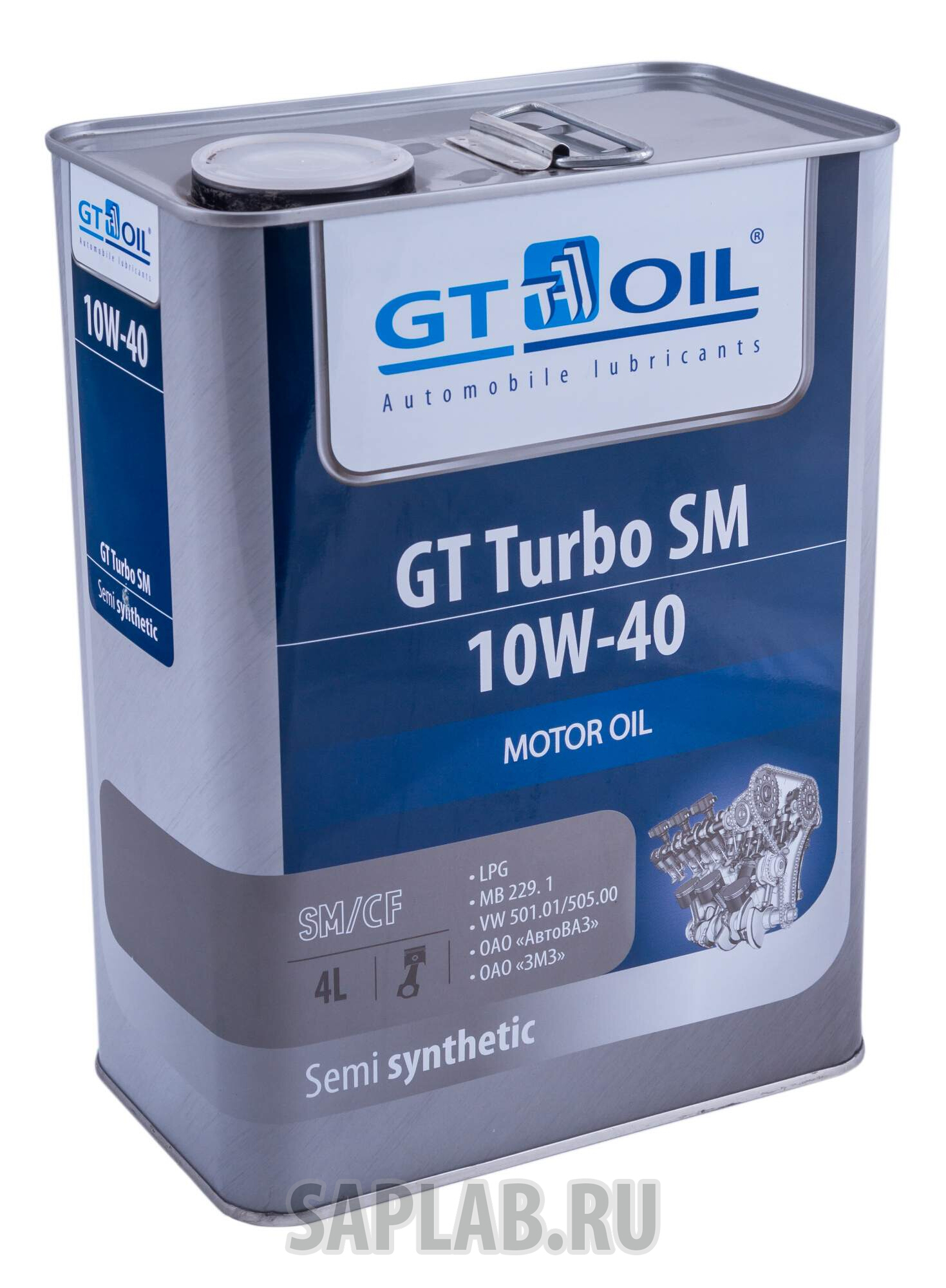 Купить запчасть GT OIL - 8809059407028 GT Turbo SM SAE 10W-40 (4л)
