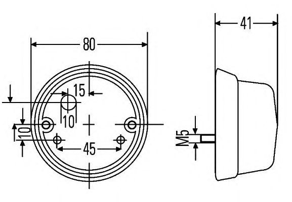 Купить запчасть HELLA - 2BA001259-611 Фонарь у/п 2BA001259-611