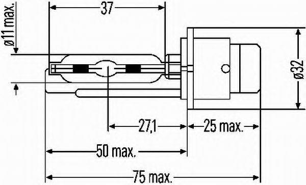 Купить запчасть HELLA - 8GS007949101 