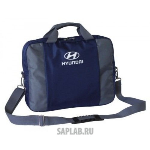 Купить запчасть HYUNDAI - R8480AC018H Сумка для документов Hyundai Massanger Bag 2, Blue, артикул R8480AC018H