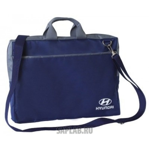 Купить запчасть HYUNDAI - R8480AC019H Портфель Hyundai Briefcase, Blue, артикул R8480AC019H