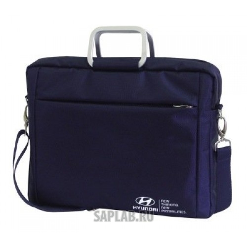 Купить запчасть HYUNDAI - R8480AC026H Портфель для документов Hyundai Massanger Bag 3, Blue, артикул R8480AC026H