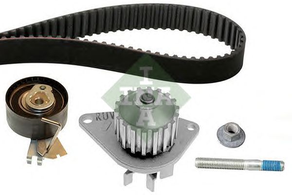 Купить запчасть INA - 530033530 Комплект ГРМ + насос CITROEN BERLINGO C3 I-II, PEUGEOT 206, 206+, 207 1.4 530033530