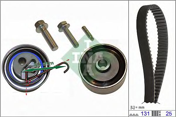 Купить запчасть INA - 530033810 Комплект ГРМ OPEL ASTRA H, J 1.7CDTI 530033810
