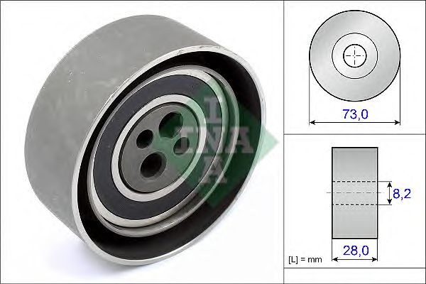 Купить запчасть INA - 531010320 Ролик натяжной ремня ГРМ Audi A4, A6, A8