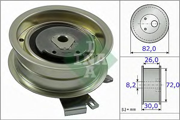 Купить запчасть INA - 531020320 Ролик натяжной ГРМ VW PASSAT (3B) 1.6/2.0 531020320
