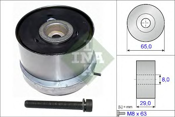 Купить запчасть INA - 531077910 Ролик натяжной ремня ГРМ OPEL ASTRA H,VECTRA C 01-