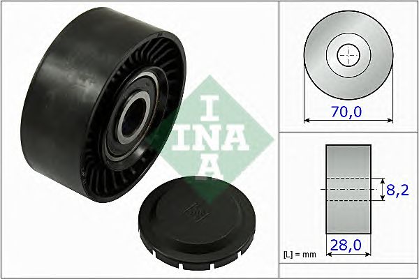 Купить запчасть INA - 532046810 Ролик обводной VW TRANSPORTER V, VI, AMAROK 532046810