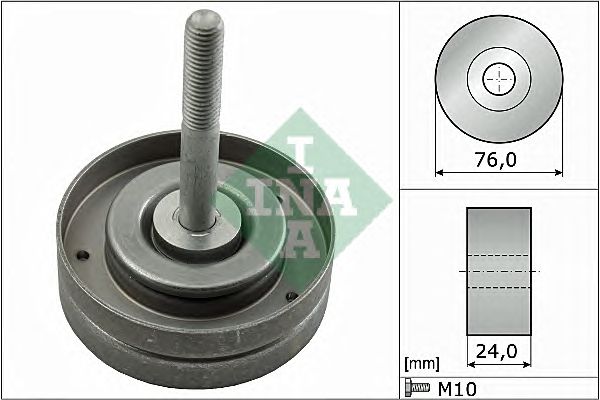 Купить запчасть INA - 532050010 Ролик обводной SKODA FABIA I-II 1.2 +AC 532050010