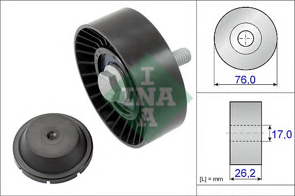 Купить запчасть INA - 532063210 Ролик обводной SKODA FABIA II 1.2TSI 532063210
