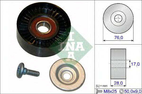 Купить запчасть INA - 532064810 Ролик обводной навесного оборудования MERCEDES-BENZ