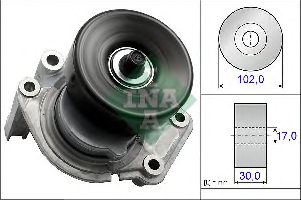 Купить запчасть INA - 534035010 Натяжитель ремня TOYOTA LAND CRUISER 100, 200 4.7 534035010