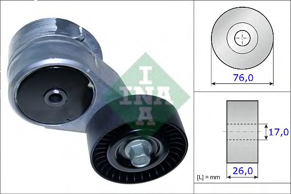 Купить запчасть INA - 534041710 Натяжитель ремня HYUNDAI i30 I-II, KIA CEE