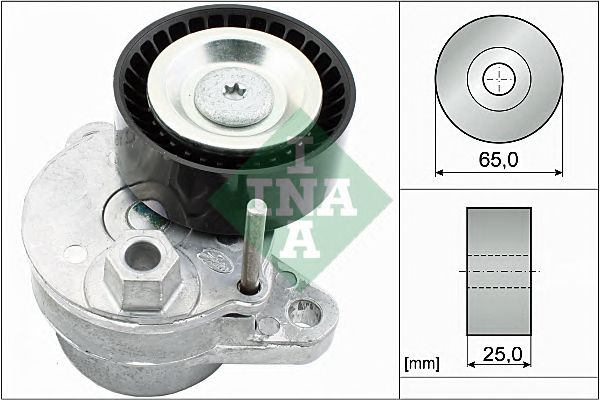 Купить запчасть INA - 534054010 Натяжитель ремня MERCEDES S320/400 W221, ML300/350/400 W166 534054010