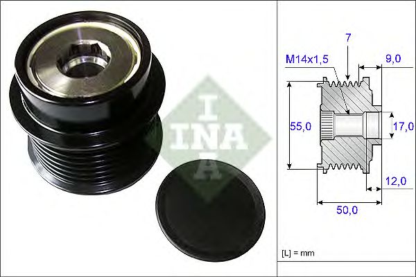 Купить запчасть INA - 535019810 Шкив генератора TOYOTA CAMRY (V30, V40) 2.4 535019810