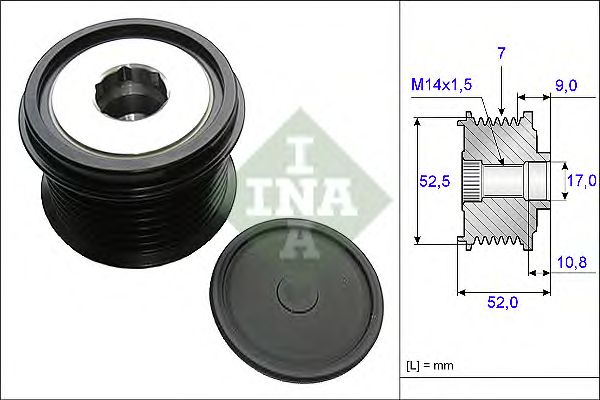 Купить запчасть INA - 535020910 Шкив генератора TOYOTA CAMRY V40/50 3.5 535020910