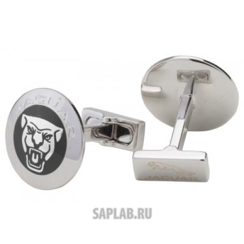 Купить запчасть JAGUAR - JACL275BKA Запонки Jaguar Growler Graphic Cufflinks - Black, артикул JACL275BKA