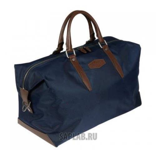 Купить запчасть JAGUAR - JBLU182NVA Дорожная сумка Jaguar Heritage Holdall, leather-Nylon, Blue-Brown, артикул JBLU182NVA