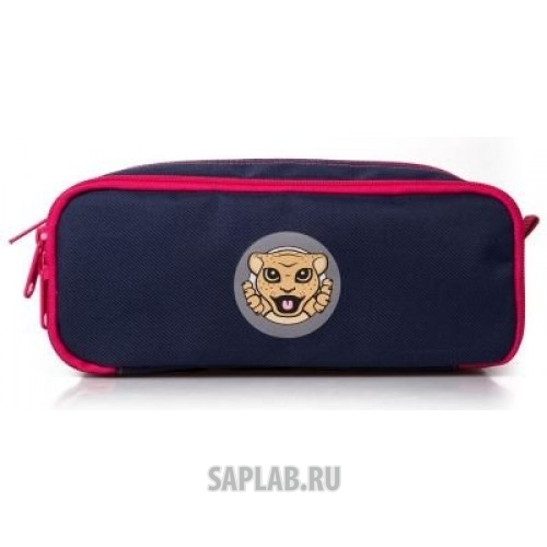 Купить запчасть JAGUAR - JDGF837NVA Детский пенал Jaguar Kids Pen Case, Navy/Pink, артикул JDGF837NVA