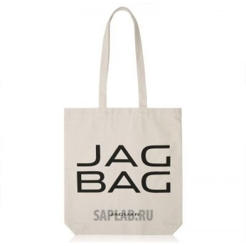 Купить запчасть JAGUAR - JELU055WTA Хлопковая хозяйственная сумка Jaguar Canvas Tote Bag, White